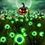 baratos Halloween ao Ar Livre-luzes solares do gramado do dia das bruxas globos oculares balançando luzes de vaga-lume olhos fantasmas de halloween ao ar livre à prova d&#039;água quintal festa de feriado decoração de passarela 1/2