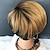 billiga Peruk med mänskligt hår utan hätta-mänskligt hår peruker för svarta kvinnor kort blond bob pixie cut peruk människohår kort peruk människohår naturlig rak pixie peruk med lugg ombre blond 1b/27