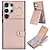 levne Pouzdra pro Samsung-telefon Carcasă Pro Samsung Galaxy S26 Ultra Plus S25 S24 S23 S22 Plus Ultra S23 FE A55 5G A35 5G A25 A15 Pouzdro na peněženku se stojánkem Držák na prsteny Slot pro kartu Retro TPU PU kůže