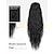 billige Hestehaler-bølget krøllet hestehale forlængelse 26 tommer lang sort snoretræk hestehale forlængelse til kvinder clip in hestehale naturligt syntetisk hårstykke tykt til daglig brug