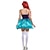 abordables Disfraces de mujer-Vestidos Traje de cosplay Princesa Disfraz Sexy Adulto Mujer Carnaval Mardi Gras Fiesta Rendimiento Disfraces fáciles de Halloween Disfrazarse
