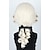 abordables Perruques historiques-Perruque de juge colonial pour hommes Perruque poudrée longue ondulée Wig costume Washington Perruque drôle Carnaval Cosplay Perruques d&#039;Halloween