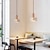 billige Cylinderdesign-led pendel sten design pendel vintage stue soveværelse spisestue 110-240v