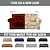abordables Funda de sofá-Funda de sofá Fundas de poliéster teñidas con hilo de plantas - Diseño botánico elegante - Tejido de poliéster suave y duradero - Protege y revitaliza su sofá