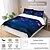 economico Set copripiumino-set copripiumino in 3 pezzi Galaxy Starry Sky Planet per la camera degli ospiti della camera da letto dell&#039;hotel, set confortevole di biancheria da letto