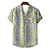 preiswerte Vögel &amp; Tiere-Herren Flamingo Tropisch Hemd Hawaiihemd Sommerhemd Camp-Shirt Kurzarm Hemd Klassischer Kragen Tropisch Designer Strand Design Casual Festtage Gelb Rosa Rote Andere Drucke S M L