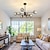 cheap Globe Design-LED Chandeliers 6/8/12 Light Glass Spherical Optional Stepless Dimming Chandelier Medieval Chandelier Fixtures Black and Gold Ceiling Lights Suitable for Living Rooms Kitchens Dining Rooms Bedrooms Farmhouses.