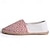 cheap Men&#039;s Slip-ons &amp; Loafers-Women&#039;s Red and White Patterned Espadrilles – Comfortable Slip-On Canvas Shoes with Natural Jute Sole for Summer