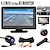 abordables Caméras de recul pour voiture-Caméra de recul led pour voiture, étanche, hd, écran hd 4.3 pouces, moniteur lcd, ensemble complet, système de stationnement pour pick-up van rv