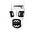 cheap Indoor IP Network Cameras-Three Lens PTZ IP Camera Outdoor HD Three Screen WiFi Security Camera Auto Tracking Wireless CCTV Camera