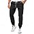 cheap Casual Pants-Men&#039;s Sweatpants Joggers Trousers Pocket Drawstring Elastic Waist Plain Comfort Sports Outdoor Daily Fashion Casual Black White Micro-elastic