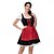 abordables Dirndl-Oktoberfest Vestidos Falda acampanada Trachtenkleader Mucama Alemán Munich prados Mujer Paño de estilo tradicional Vestido Delantal
