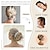 abordables Chignons-Chignon en désordre, postiche à pince, chignon synthétique, chignon ébouriffé avec vrilles, extensions de cheveux, chignon bouclé, ondulé, faux cheveux, chouchous, accessoires pour cheveux pour femmes