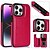 preiswerte Handyhülle für iPhone-Handy Hülle Handyhüllen Für iPhone 16 15 14 Pro Max Plus iPhone 13 12 11 Pro Max Mini Rückseite Mit Ständer Magnetisch Kartenfach Retro TPU PU-Leder