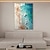 abordables Peintures paysages-Peinture à l&#039;huile 3D faite à la main texture bleu paysage marin peinture à l&#039;huile sur toile grande peinture à la main moderne abstraite plage peinture paysage acrylique vague peinture pour mur art
