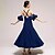 abordables Tenues de danse de salon-Danse de Salon Robe Couleur Pure Fantaisie Femme Utilisation Soirée Sans Manches Coton cristal