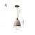 ieftine Lumini insulare-pandantiv cu led lemn de ciment sursă de lumină 3 culori 16/20/50/70cm 1/2/3 lumină elegantă, industrială, modernă, corp de iluminat suspendat din beton, stil japonez wabi-sabi, ciment, e27, pandantiv