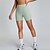 baratos Shorts e motociclistas de ioga-Mulheres Shorts de Academia Shorts de ioga Calções De Treino Cintura elástica Cintura Alta Pilates Treino de Ginástica Exercite-se Calção Côr Sólida Amarelo Rosa claro Azul Esportes Roupas Esportivas