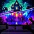 cheap Halloween Wall Tapestries-Halloween Decorations Haunted Castle Blacklight Tapestry UV Reactive Glow in the Dark Misty Hanging Tapestry Wall Art Mural for Living Room Bedroom