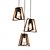 economico Luci a sospensione-lampada a sospensione a led bianco caldo 24 cm 1 luce e26/e27 fattoria vintage illuminazione a sospensione regolabile per isola cucina lampada a sospensione rustica verniciata nera e legno per sala da