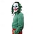 preiswerte Masken-Joker Clown Halloween Maske Joker: Folie à Deux Cosplay Horror Erwachsene Herren Karneval Leistung Party Einfache Halloween-Kostüme Verkleiden