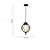 preiswerte Pendelleuchte-LED-Pendelleuchte 18/22/27 cm 1-flammig verstellbare Glaskugel Dropball wasserdichte Deckenhängelampen für den Außenbereich Metallanhänger Traubenregal Kronleuchter Villa Veranda Garage Eingang