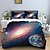 economico Set copripiumino-set copripiumino in 3 pezzi Galaxy Starry Sky Planet per la camera degli ospiti della camera da letto dell&#039;hotel, set confortevole di biancheria da letto