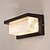 baratos luzes de parede ao ar livre-Luzes de parede led para exteriores, branco quente, à prova de chuva, iluminação montada na parede com sombra acrílica listrada, luzes de varanda para casa, garagem, pátio, lâmpada 110-240v