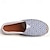 cheap Men&#039;s Slip-ons &amp; Loafers-Women&#039;s Red and White Patterned Espadrilles – Comfortable Slip-On Canvas Shoes with Natural Jute Sole for Summer