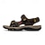 voordelige Buitensandalen-Outdoor-wandelsandalen voor heren - Zomerstrandsandalen met verstelbare band voor avontuur