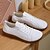 billiga Herrsneakers-casual barfotaskor för män – lätta vita sneakers som andas med snörning för promenader, resor och vardagskomfort