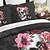 cheap Halloween Bedroom-Halloween Floral Skull Duvet Cover Set - Includes Duvet Cover and Pillowcases - Spooky and Festive Design - Soft and Comfortable Fabric - Perfect for Halloween Home Decor