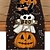 cheap Tablecloth-Top-Selling Halloween Skull Pumpkin Ghost Spider Kitchen Table Runner for Indoor/Outdoor Family Parties