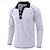 preiswerte Klassisches Poloshirt für Herren-Herren Poloshirt Golfhemd Arbeit Casual Kargen Klassisch Langarm Basic Modern Farbblock Patchwork Taste Frühling Sommer Regular Fit Armee-Grün Dunkelgrau Schwarz Weiß Burgunderrot Marinenblau