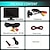 abordables Caméras de recul pour voiture-Caméra de recul led pour voiture, étanche, hd, écran hd 4.3 pouces, moniteur lcd, ensemble complet, système de stationnement pour pick-up van rv