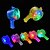 voordelige Noviteiten-led oplichtend fluitje gloed fluitjes knipperende noisemaker fluitjes sleutelkoord ketting glow in the dark bruiloft verjaardagsfeestje