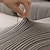 abordables Housse de canapé-housse de coussin de siège de canapé résistante à l&#039;eau housse de protection à rayures jacquard housse élastique canapé fauteuil causeuse 4 ou 3 places gris uni solide doux durable lavable
