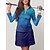 cheap Designer Collection-Women&#039;s Golf Polo Shirt Blue Short Sleeve Top Ladies Golf Attire Clothes Outfits Wear Apparel