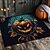 abordables Habitación de Halloween-Decoraciones de Halloween, felpudo de espantapájaros de calabaza, alfombra de cocina, alfombra antideslizante, alfombra a prueba de aceite, alfombra interior y exterior, decoración de dormitorio,