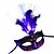 billige Nyheder-6 pakker kvinder venetiansk venedig fjer led maske lysende maskerade maske polterabend fancy kjole prinsesse bold masker karneval maske