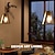 economico Luci a sospensione-lampada a sospensione a led bianco caldo 24 cm 1 luce e26/e27 fattoria vintage illuminazione a sospensione regolabile per isola cucina lampada a sospensione rustica verniciata nera e legno per sala da