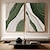 voordelige Schilderijen van landschappen-groen en wit eenvoudig olieverfschilderij handgemaakte wandkunst moderne schilderkunst wanddecoratie 3d kunst groen en wit schilderij voor woonkamer zeer eenvoudig schilderij