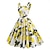 ieftine Rochii-Retro / vintage 1950 rockabilly Lungime Genunchi Rochii Rochie A-Line Rochie leagăn Floral Fruct Linia -A Costume de fancy Pentru femei Carnaval Mascaradă Vacanță Casul / Zilnic Petrecere cu tematic