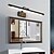 abordables Luces para tocador-Luz led para tocador, 6w, luces retro con imagen de pared, espejo de maquillaje giratorio, luz frontal, accesorio de iluminación para tocador de baño, 85-265v
