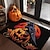 preiswerte Halloween Schlafzimmer-Halloween Dekoration Kürbis Krähe Fußmatte Küchenmatte Bodenmatte rutschfester Bereich Teppich Ölfester Teppich Indoor Outdoor Matte Schlafzimmer Dekor Badezimmermatte Eingangsteppich