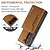 cheap Samsung Cases-Phone Case For Samsung Galaxy Z Fold 6 Z Fold 5 Z Fold 4 Z Fold 3 Back Cover with Stand Holder Detachable Magnetic Retro TPU PC PU Leather