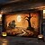 halpa Halloweenin autotallin ovipeite-halloween oven koristeet ulkona halloween autotallin oven kansi banneri jakki o lyhty iso kuvakudos taustakoristelu lomalle ulkoautotallin ovi kodin seinäkoristeet