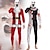 cheap Men&#039;s Costumes-Terrifier Joker Costume Bodysuit Adults&#039; Men&#039;s Scary Costume Party / Evening Carnival Easy Carnival Costume