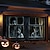 cheap Halloween Wall Tapestries-Halloween Door Decorations Outdoor Halloween Garage Door Cover Ghosts Banner Monster Window Outside Large Backdrop Decoration for Holiday Outdoor Garage Door Home Wall Decorations