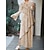 preiswerte Kleider-Retro Vintage Mittelalterlich Kleid Einfarbig Kostüm Damen Maskerade Party / Abend Erwachsene Kleid